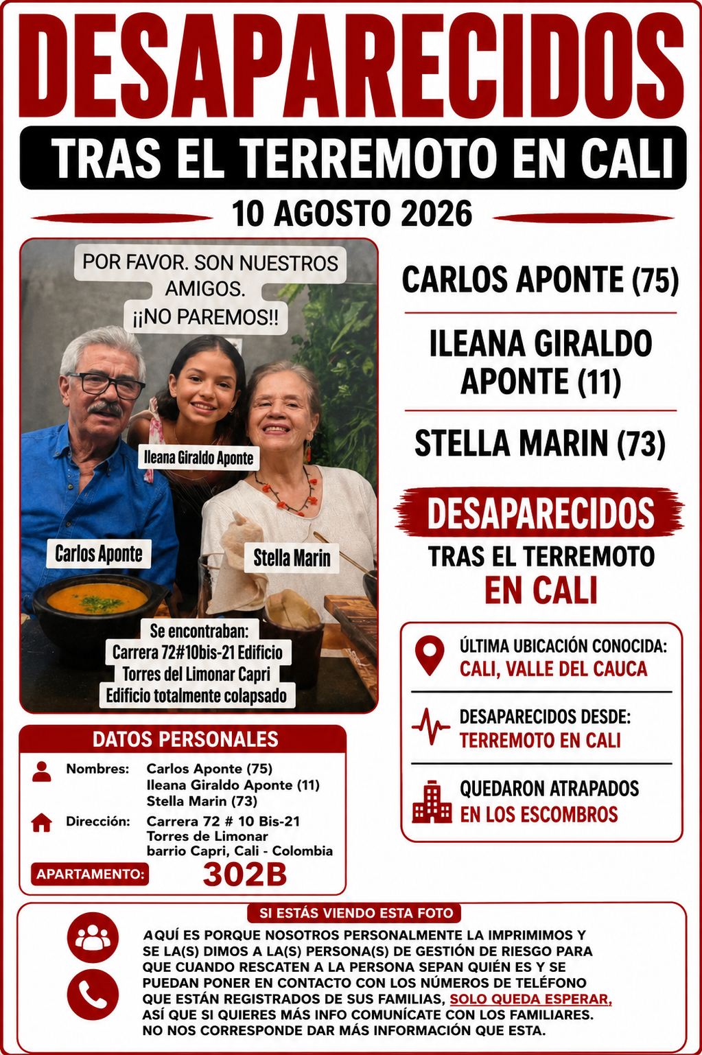 Apartamento 302B Torres de Limonar Barrio Capri, Cali - Colombia