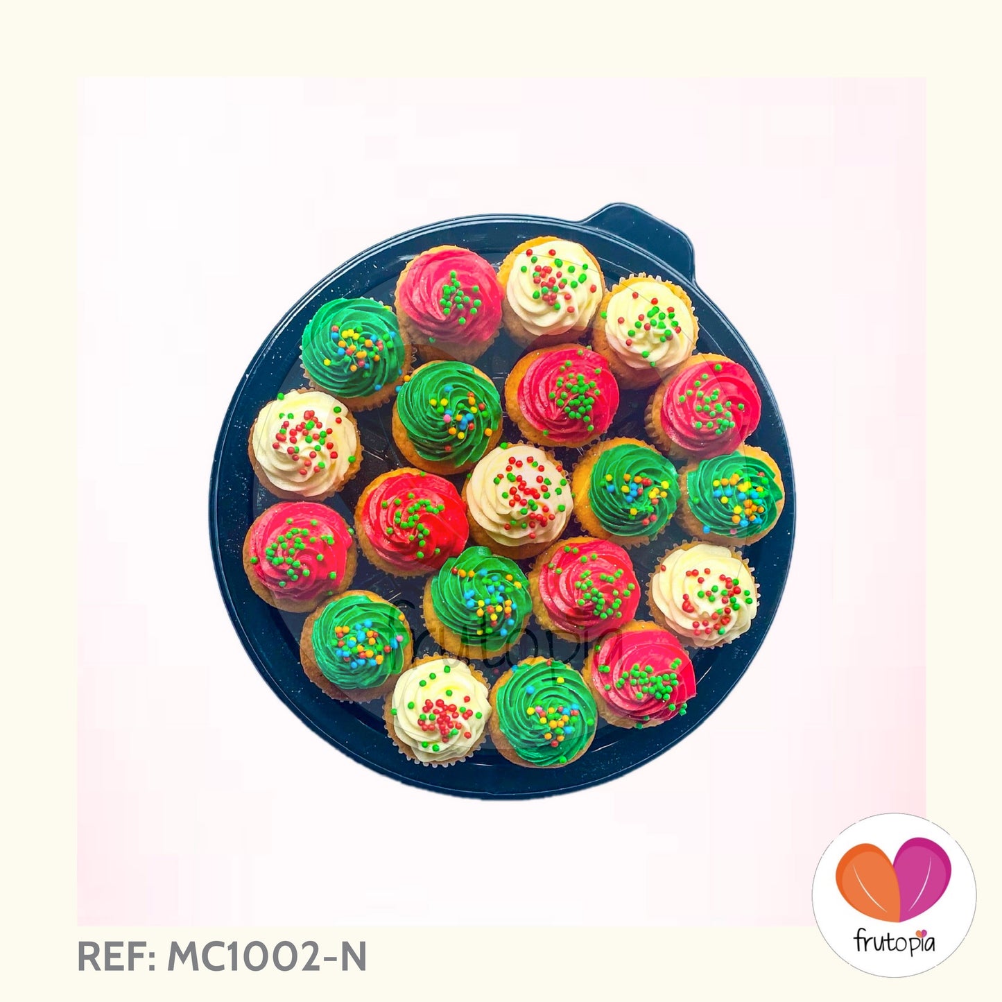 Minicupcakes SENCILLOS NAVIDEÑOS REF: MC1002-N