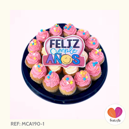 Minicupcakes CUMPLEAÑOS REF: MCA190-1