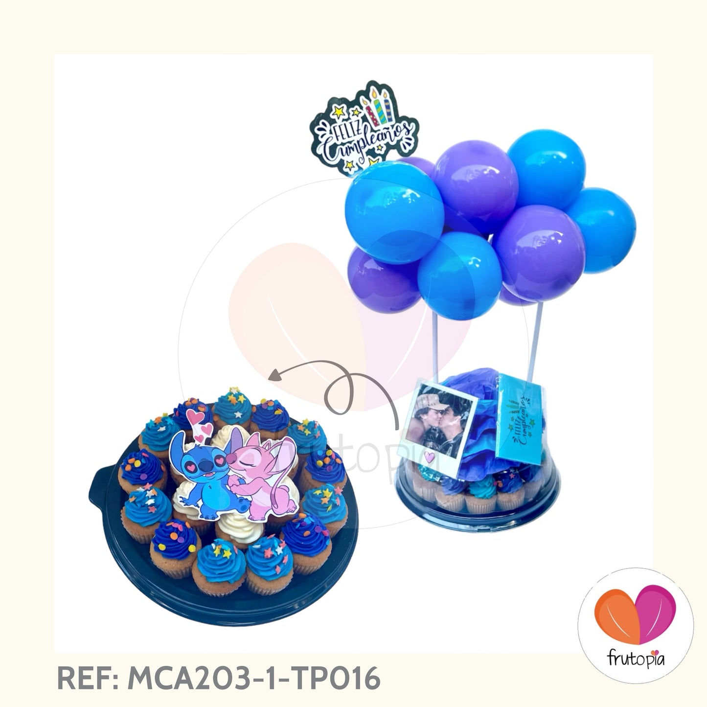 Minicupcakes REF: MCA203-1-TP016 "STITCH"