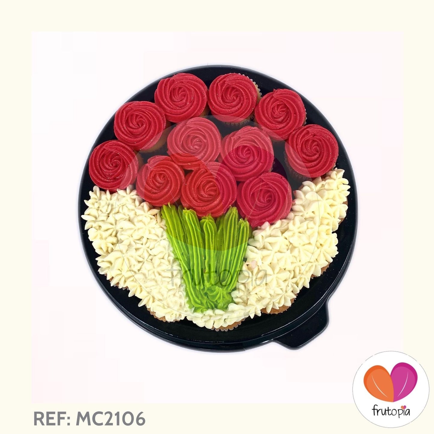 Minicupcakes en forma de rosas REF: MC2106-2
