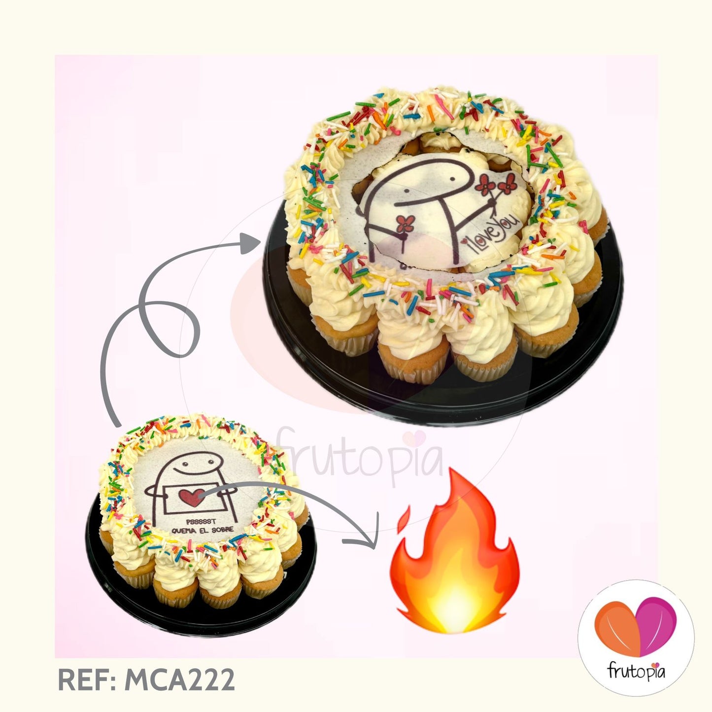 Minicupcakes BURNCAKE REF: MCA222
