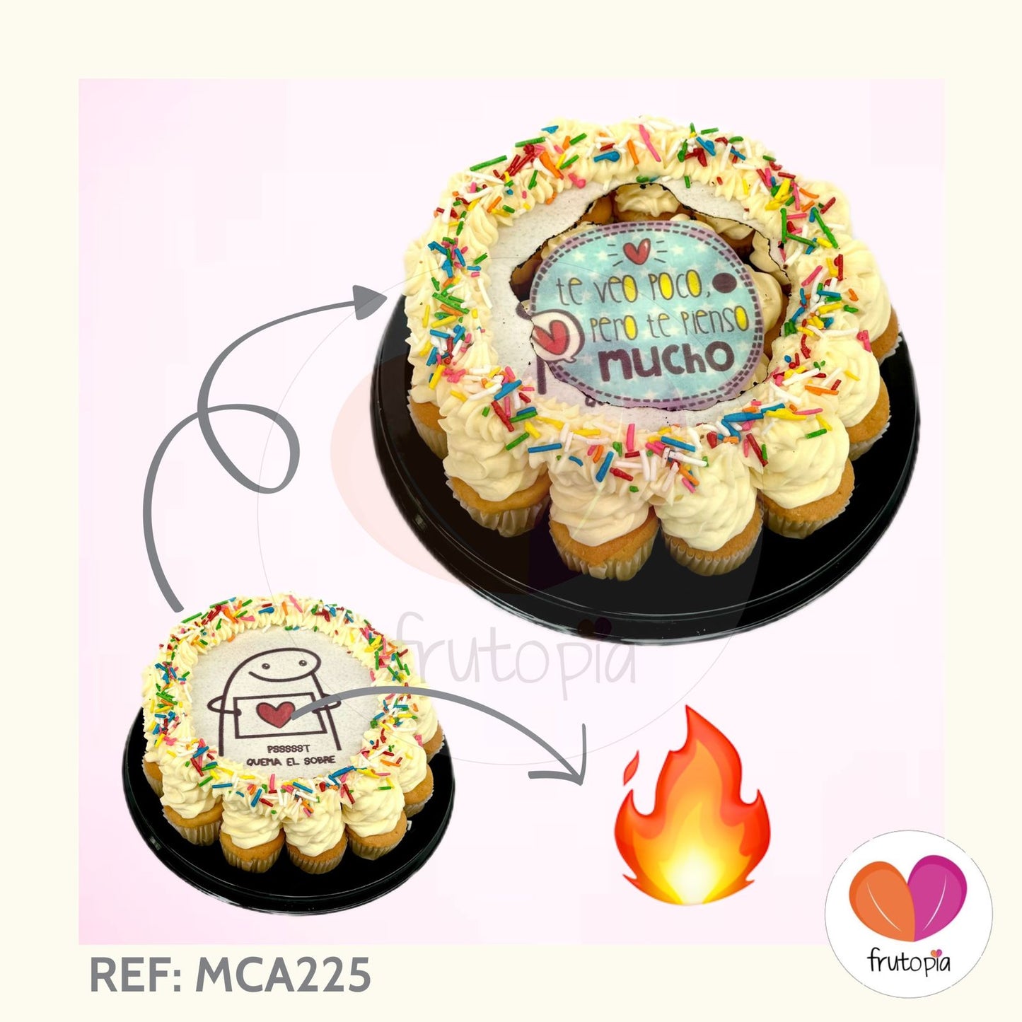 Minicupcakes BURNCAKE REF: MCA225