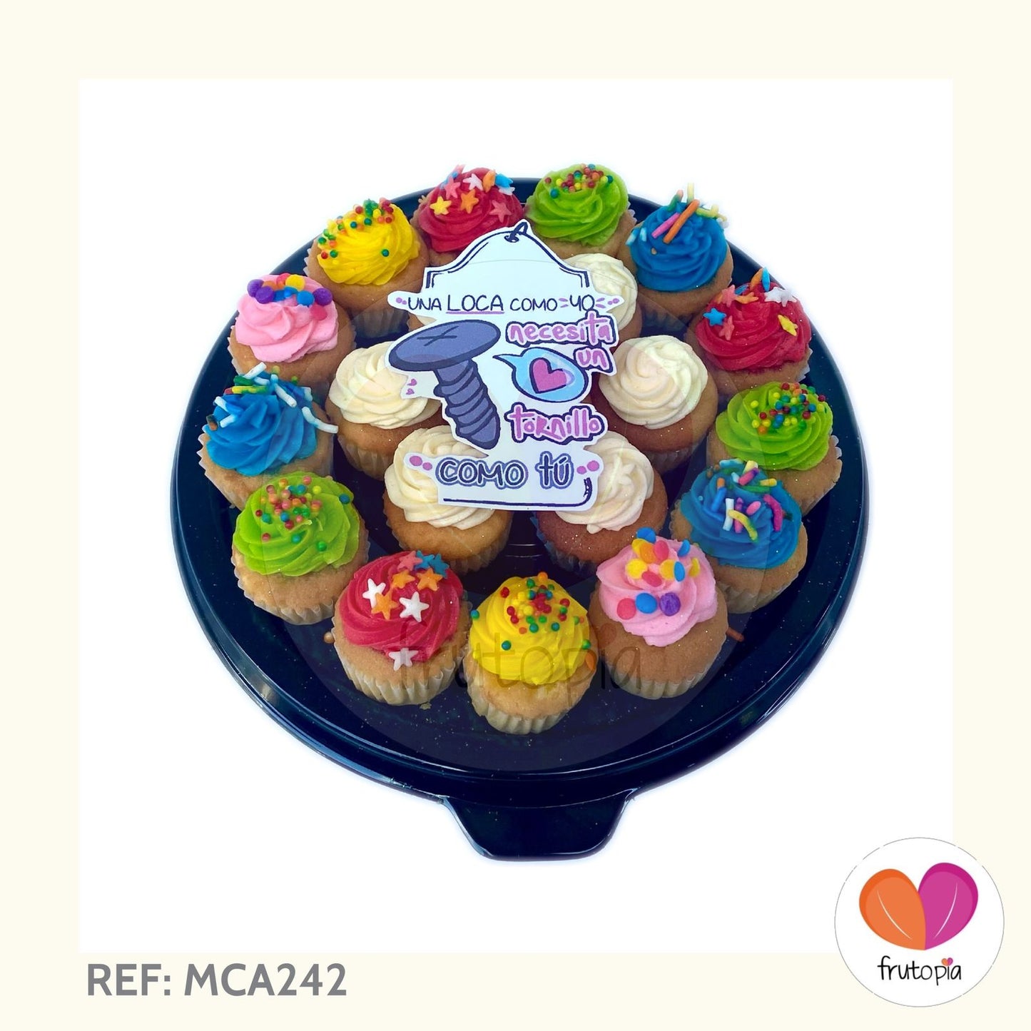 Minicupcakes AMOR REF: MCA242