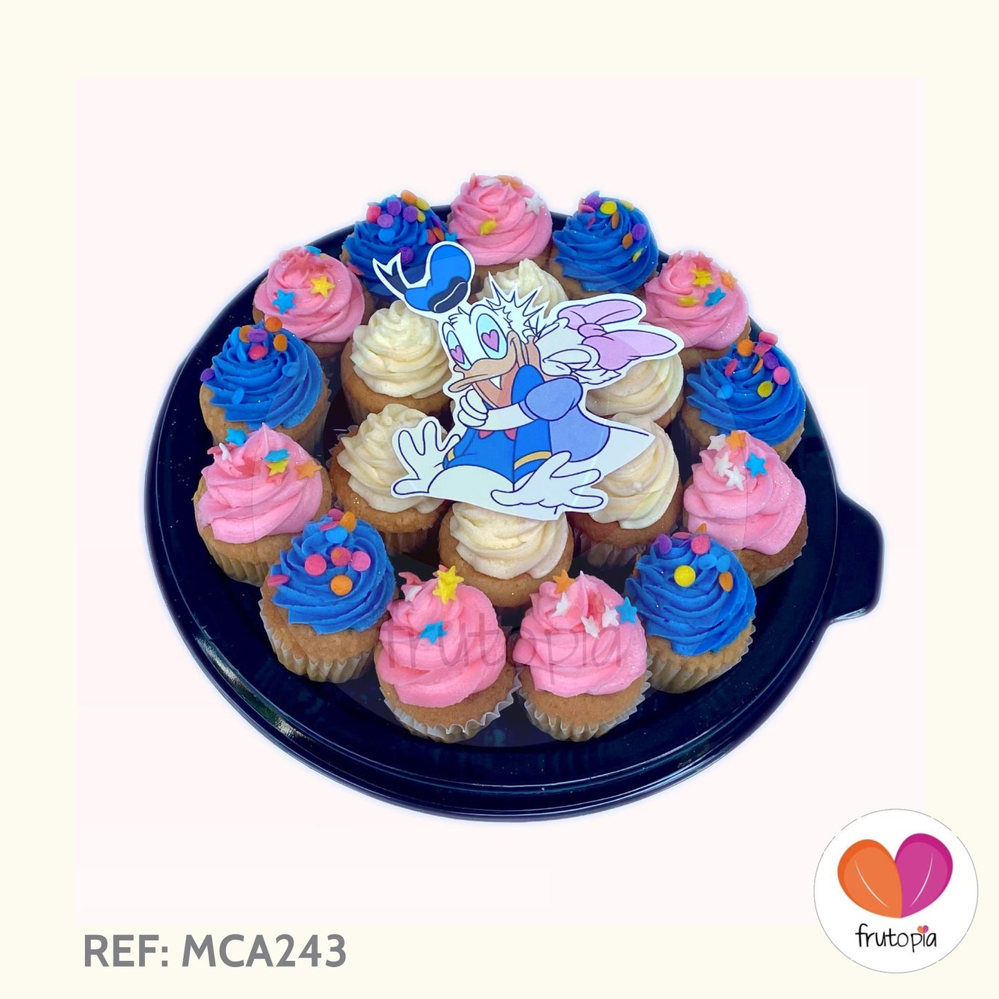 Minicupcakes AMOR DONALD Y DAISY REF: MCA243