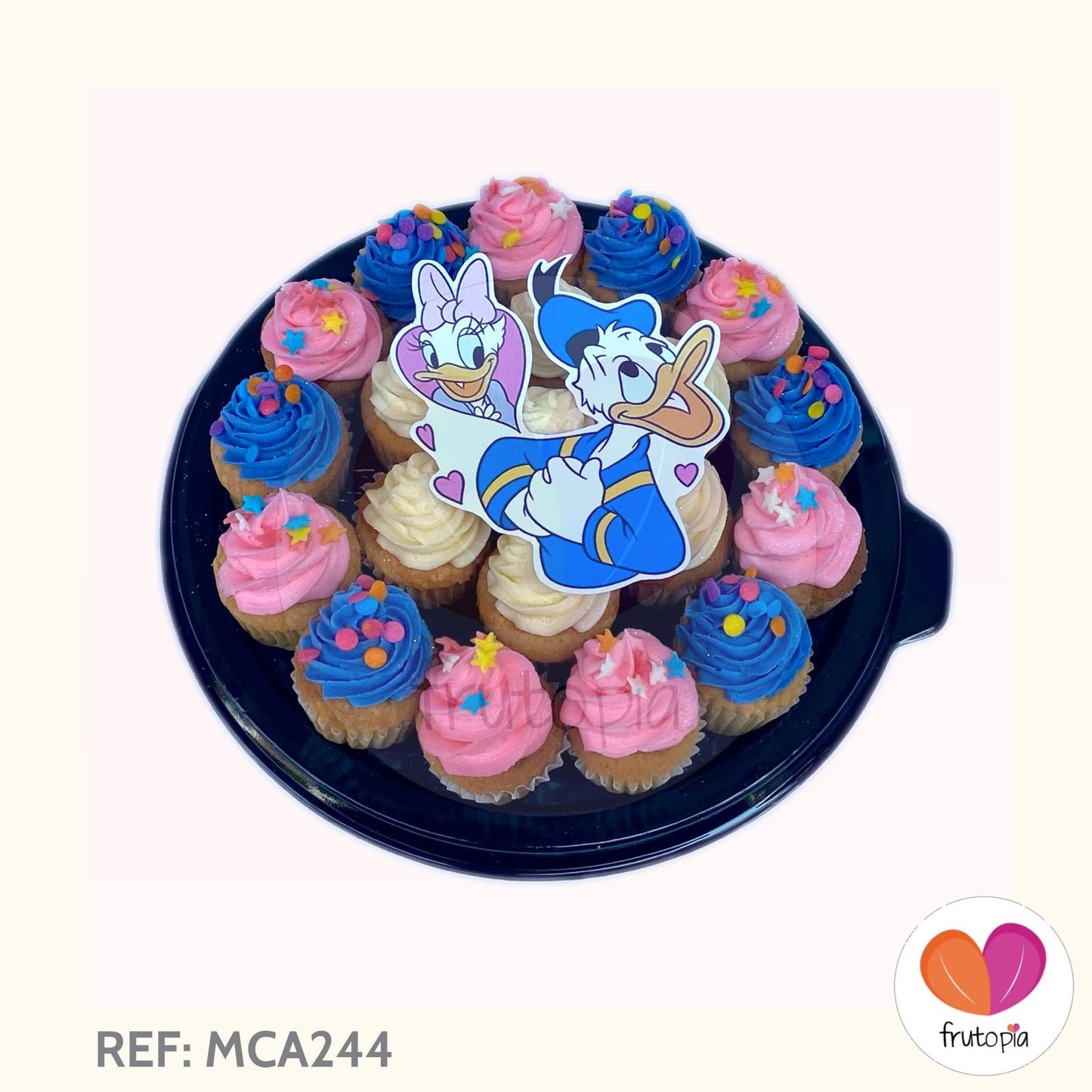 Minicupcakes AMOR DONALD Y DAISY REF: MCA244