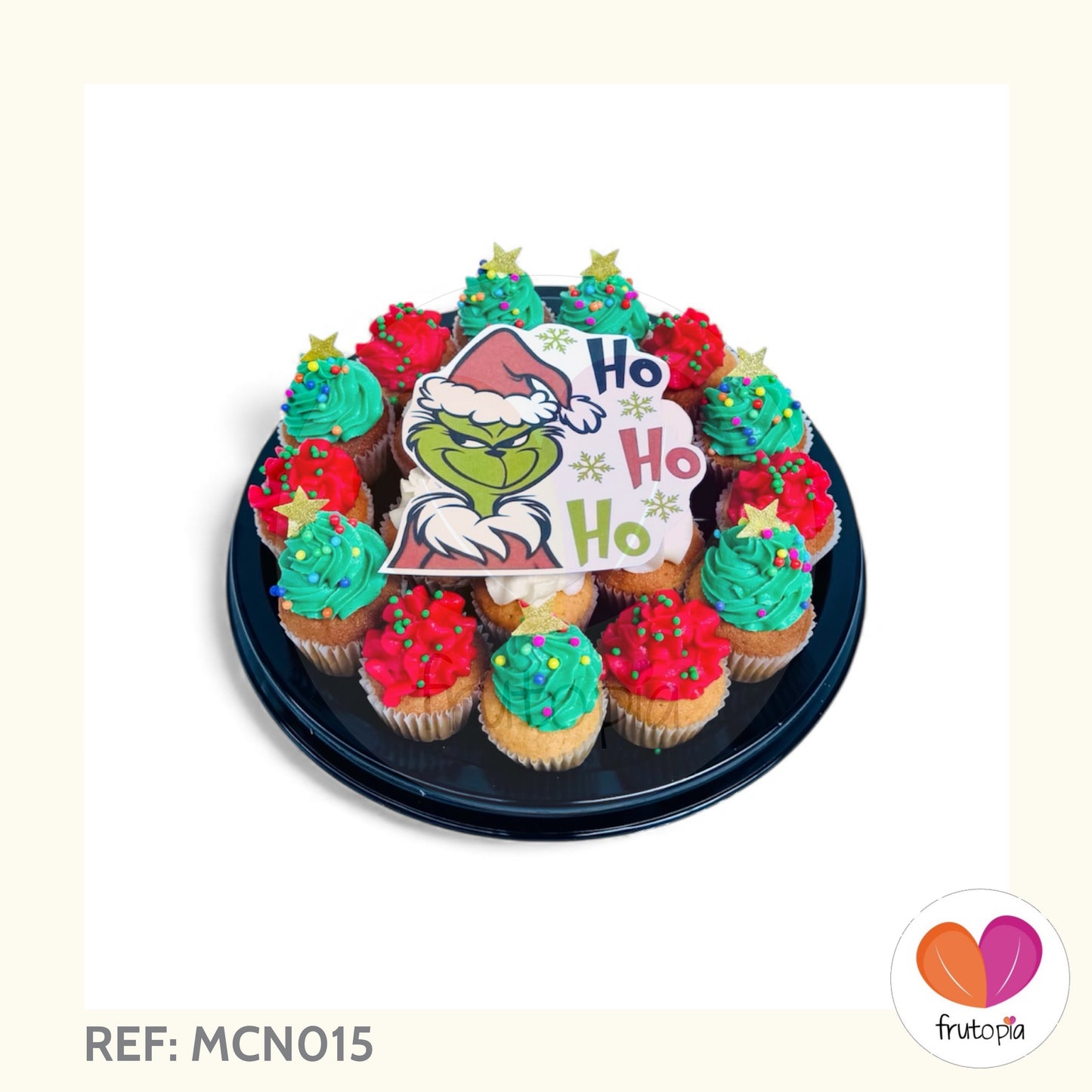 Minicupcakes navideños GRINCH REF: MCN015