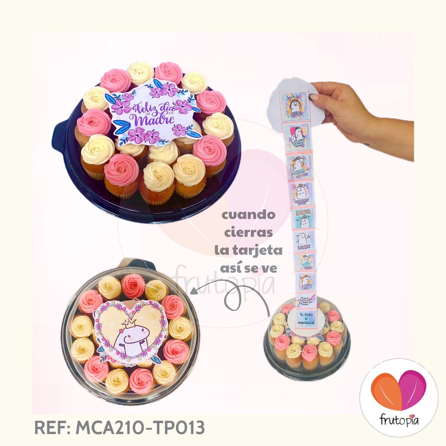 Minicupcakes FELIZ DIA DE LA MADRE REF: MCA210-TP013