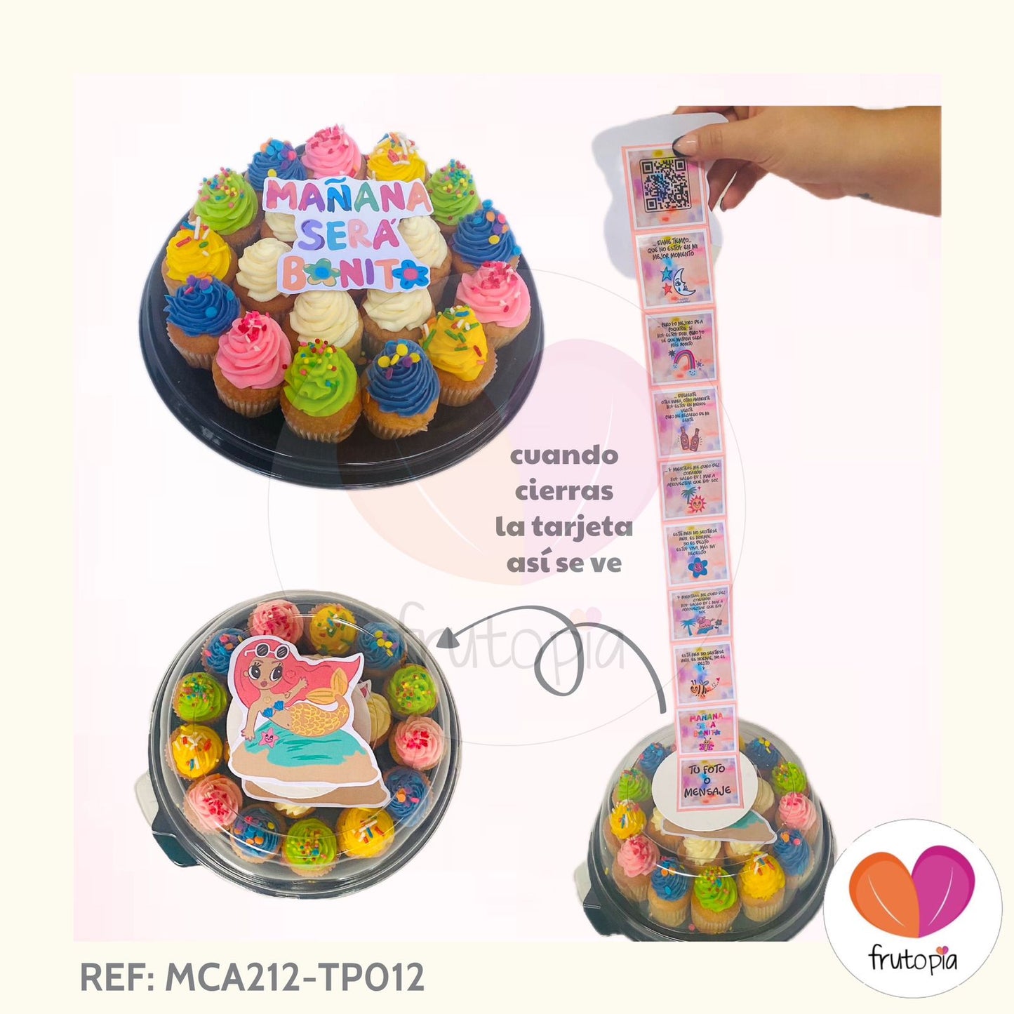 Minicupcakes KAROL G MAÑANA SERA BONITO REF: MCA212-TP012