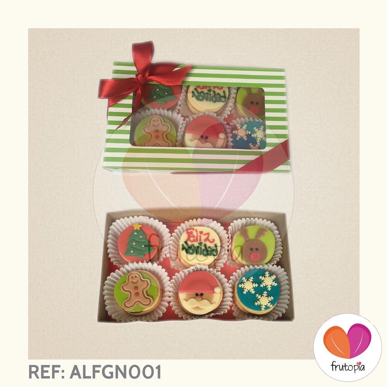 Alfajores navideños grandes REF: ALFGN001
