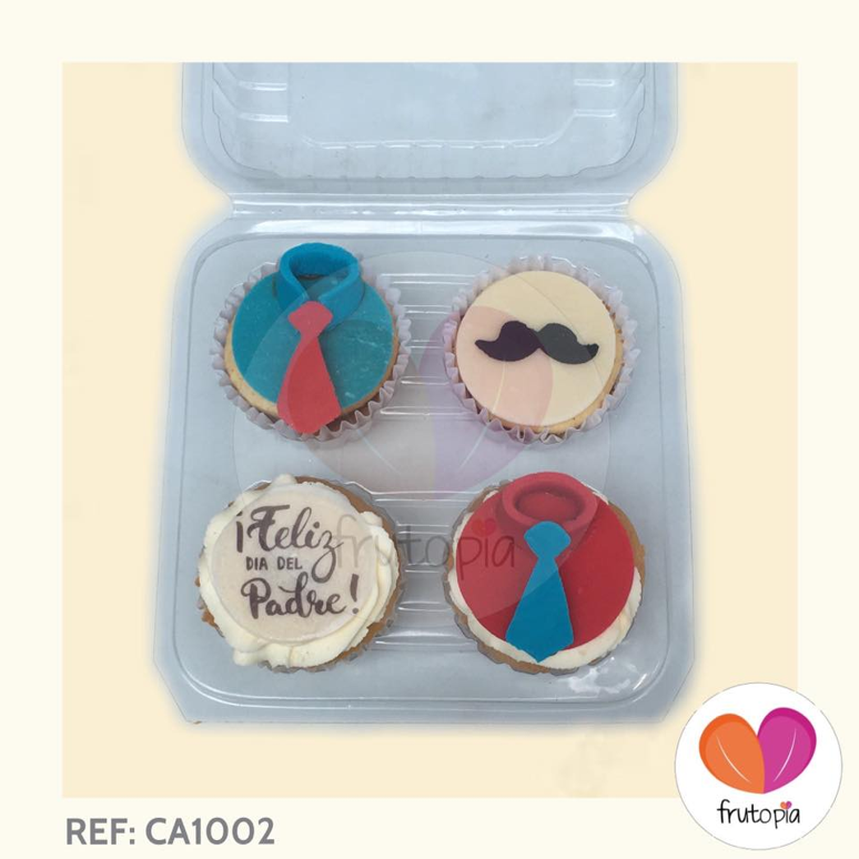 Caja de alfajores y cupcakes grandes REF: CA1002