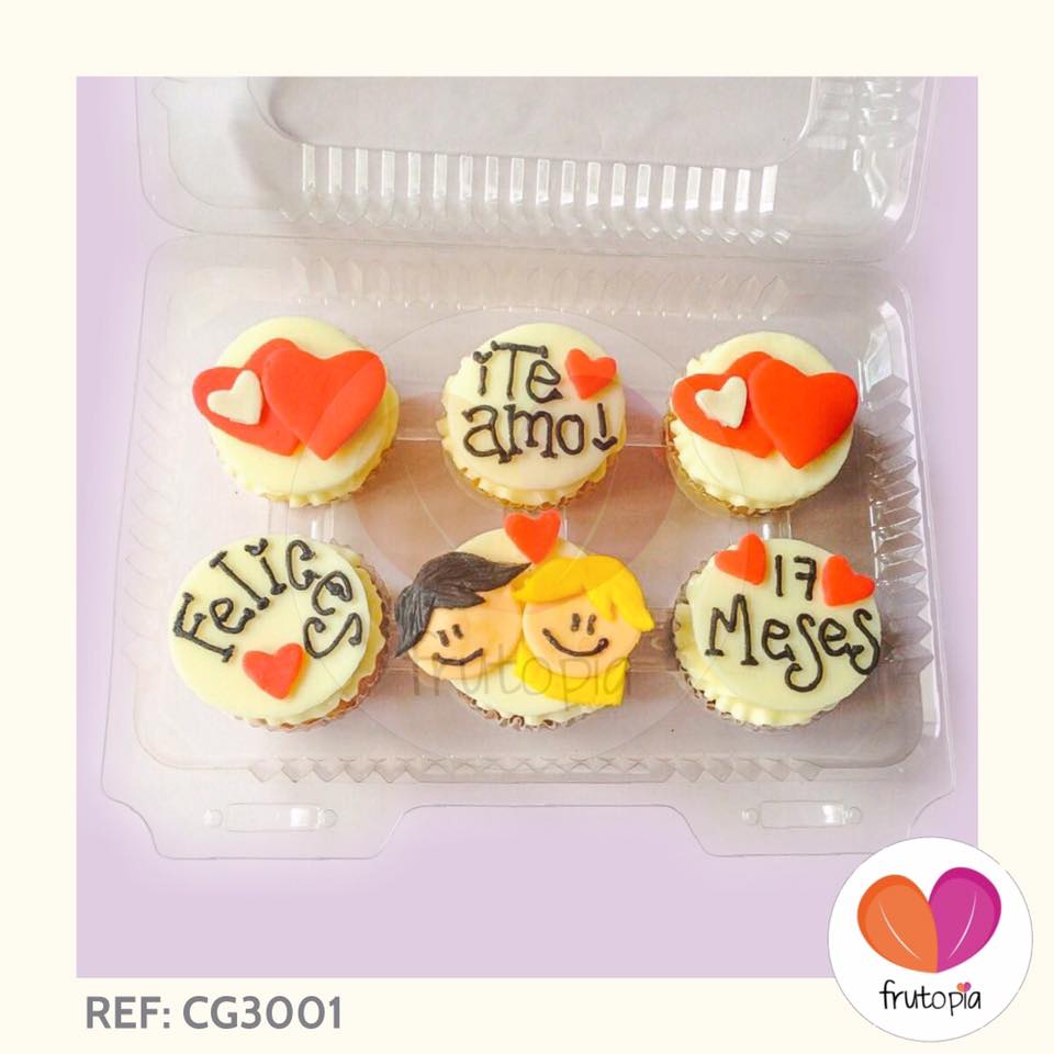 Cupcakes x 6 CUMPLEMES REF: CG3001