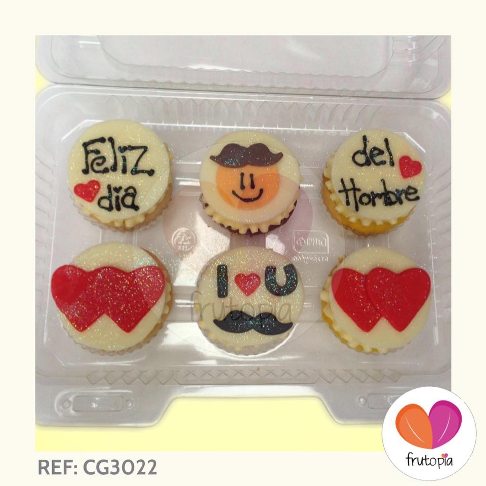 Cupcakes DIA DEL HOMBRE x 6 REF: CG3022