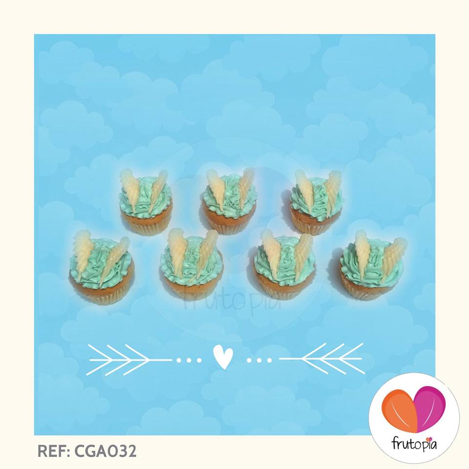 Caja x 6 cupcakes ANGEL REF: CGA032