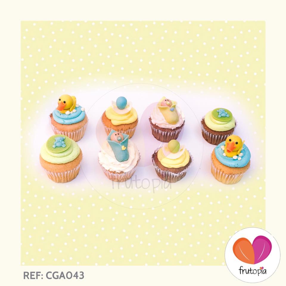 Cupcakes x 6 Baby Shower REF: CGA043