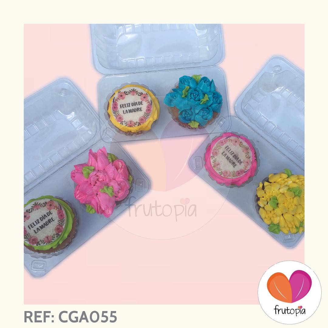 Caja x 2 cupcakes (x 3) DIA DE LA MADRE REF: CGA055