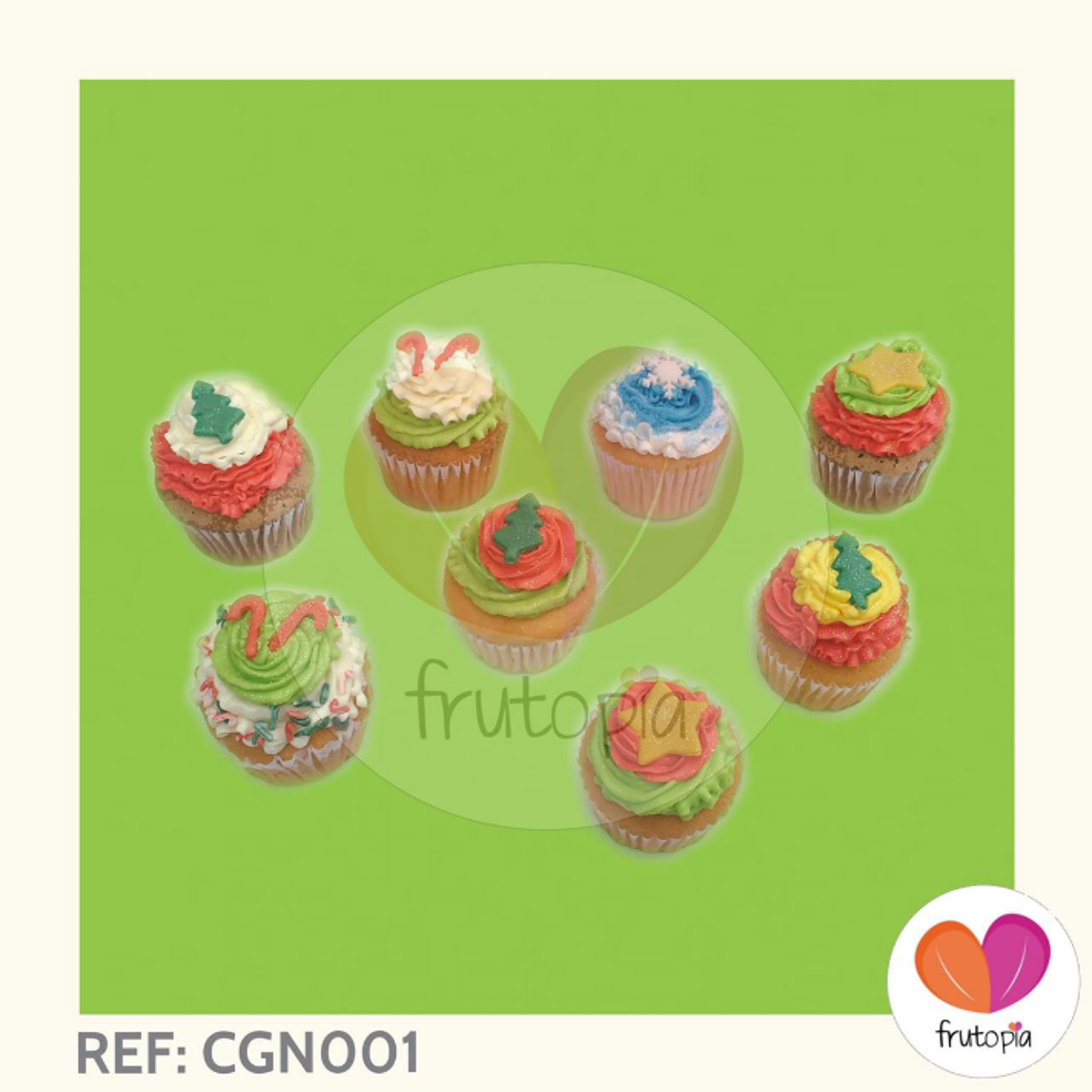 Cupcakes navideños REF: CGN001