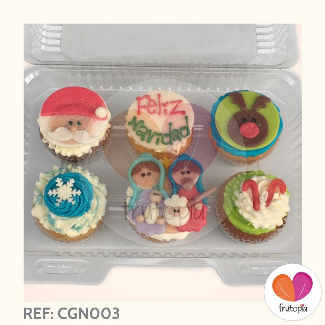 Cupcakes navideños REF: CGN003