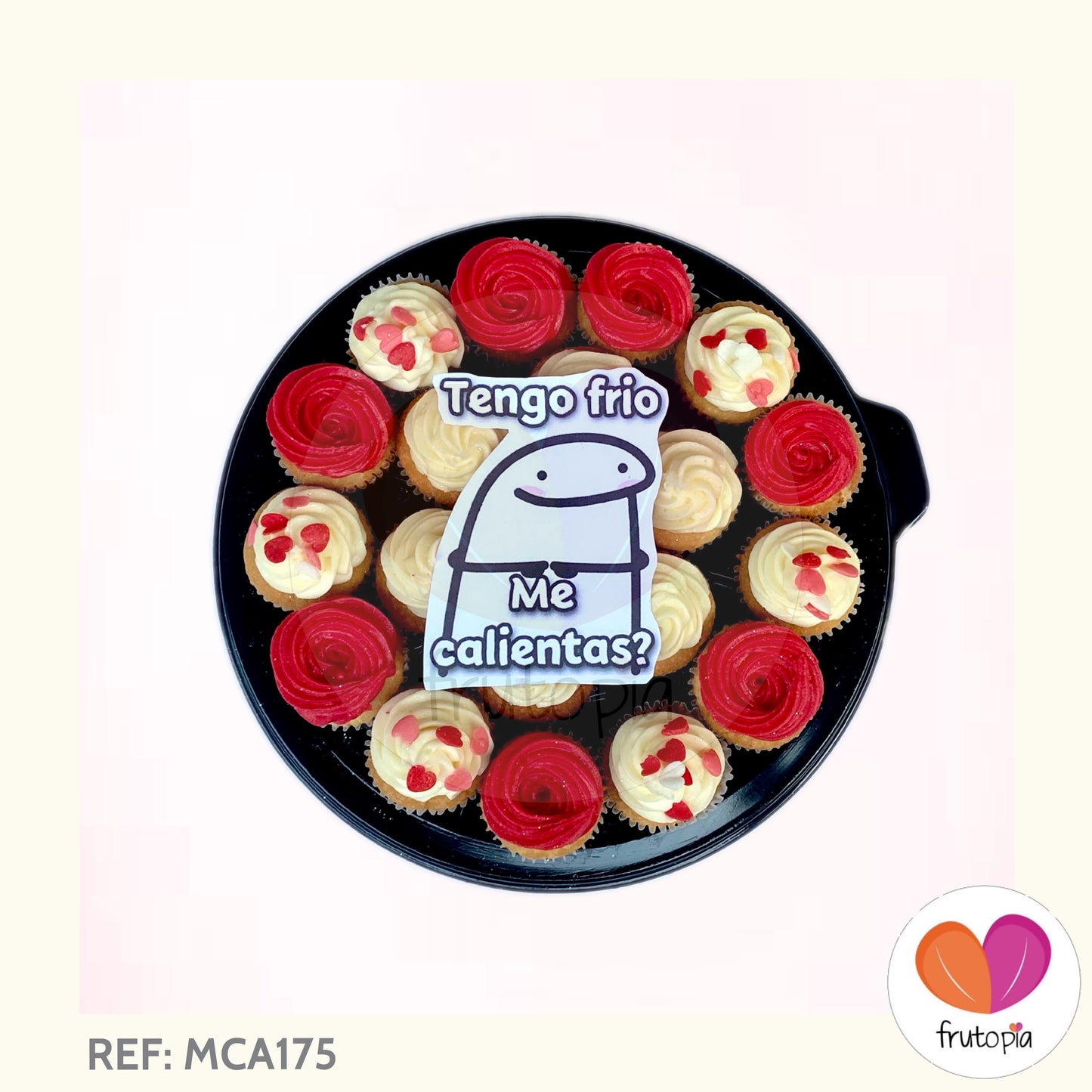Minicupcakes "tengo frio, me calientas?" REF: MCA175