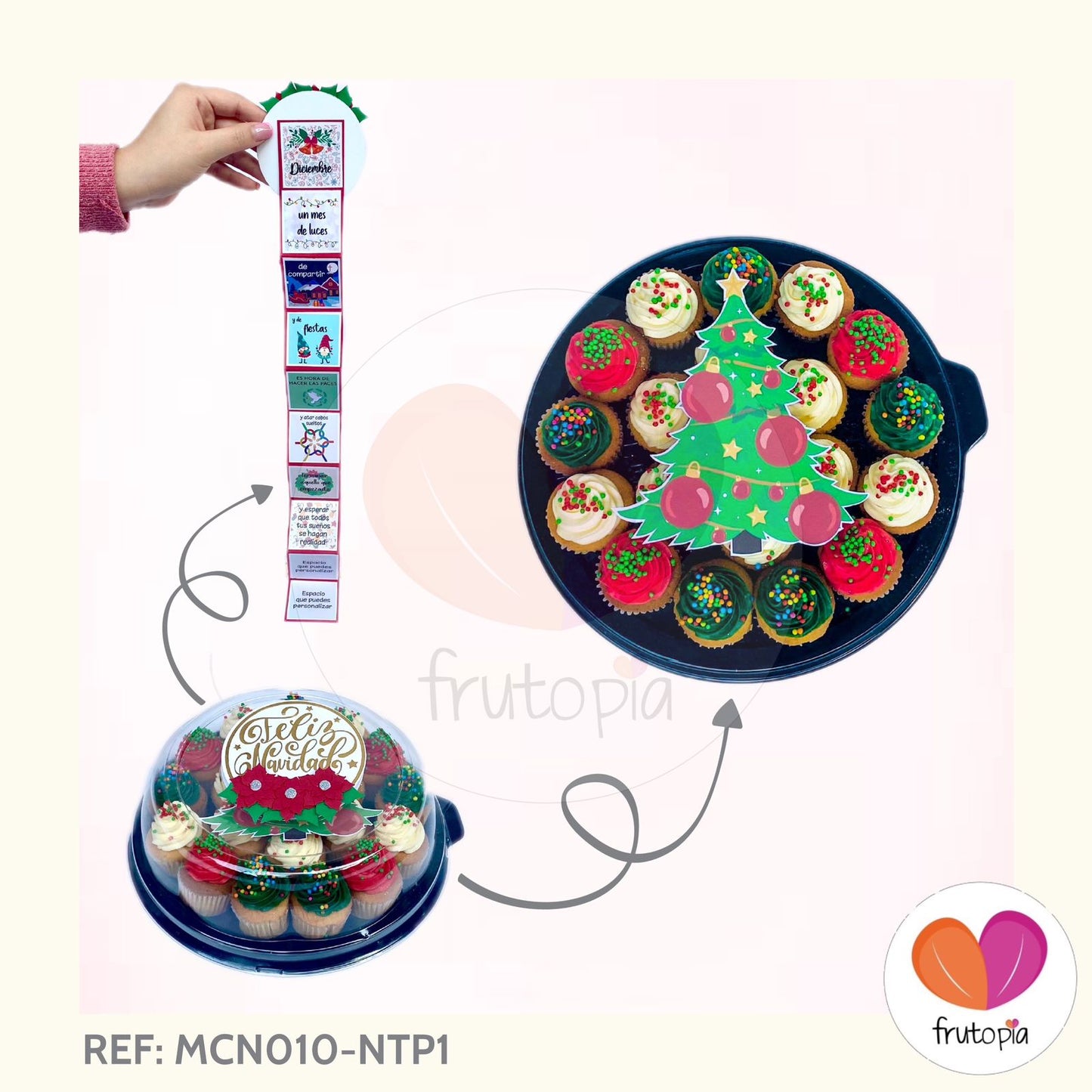 Minicupcakes NAVIDAD REF: MCN010-NTP1