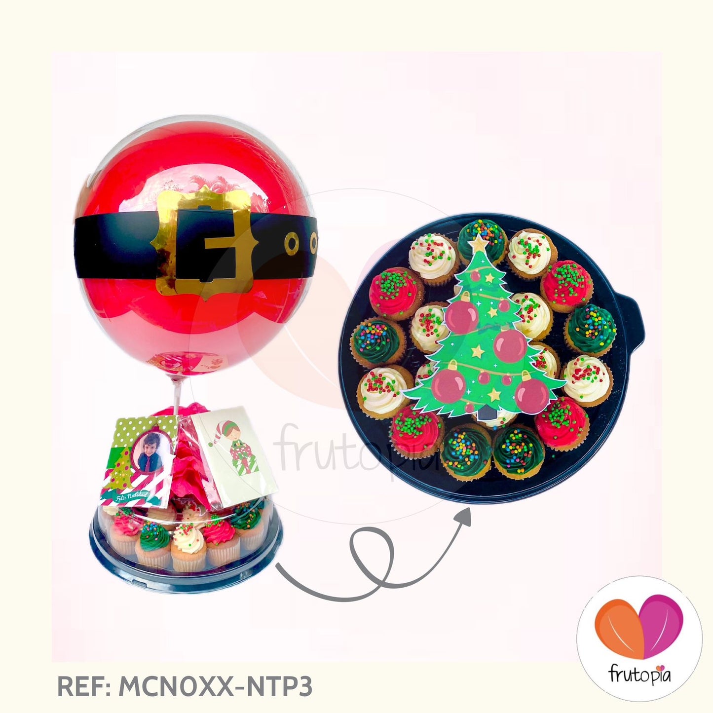 Minicupcakes NAVIDAD REF: MCN010-NTP3