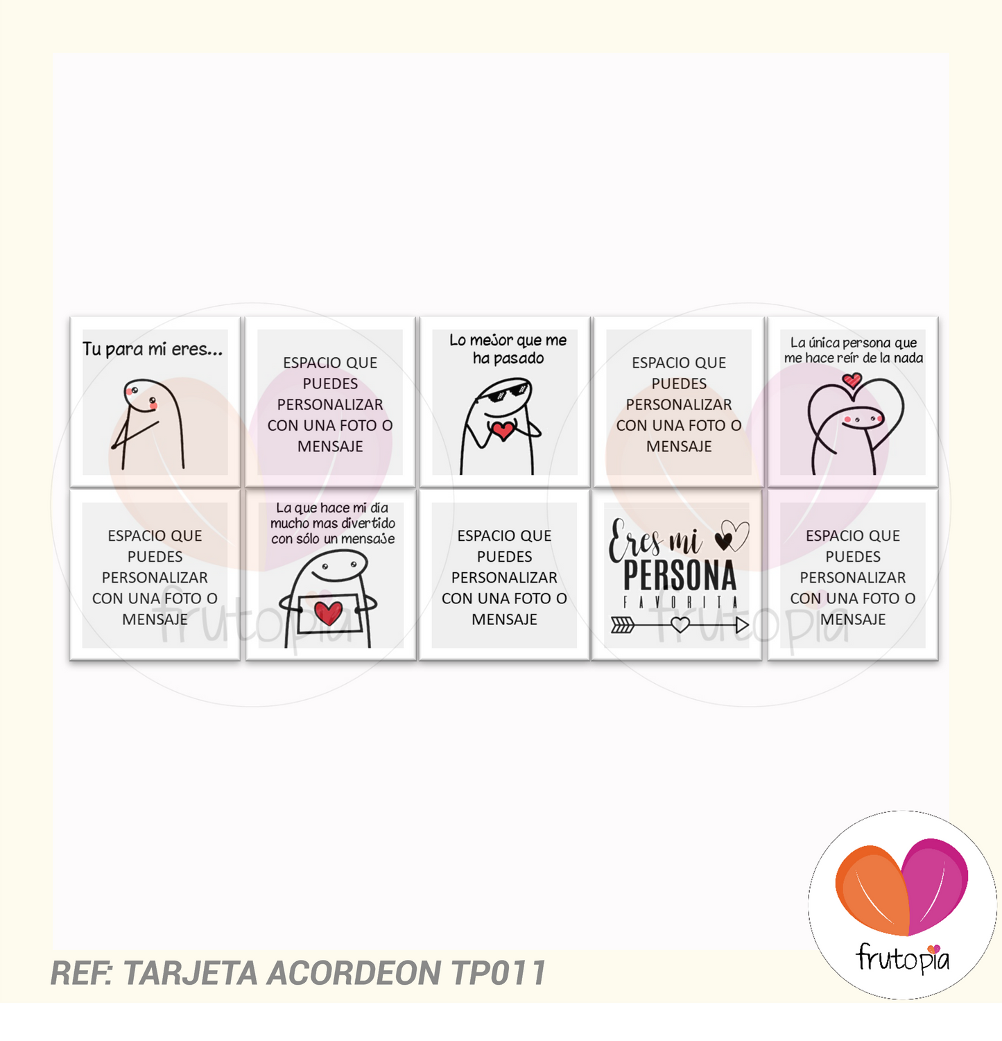 Tarjeta acordeón