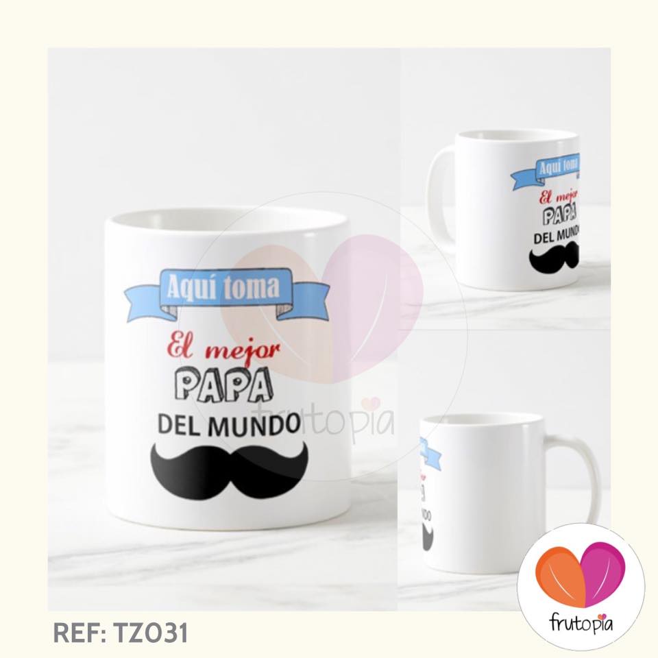 Taza el mejor papá del mundo REF: TZ031