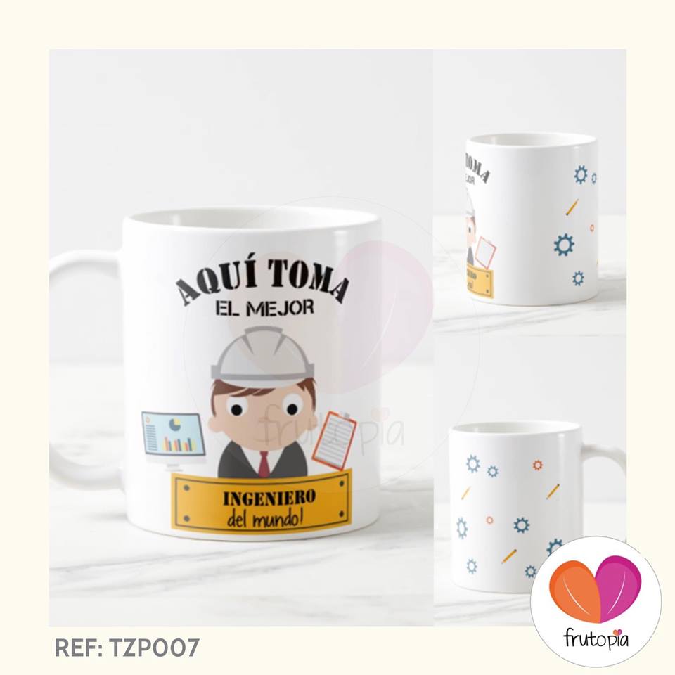 Taza El mejor ingeniero del mundo REF: TZP007