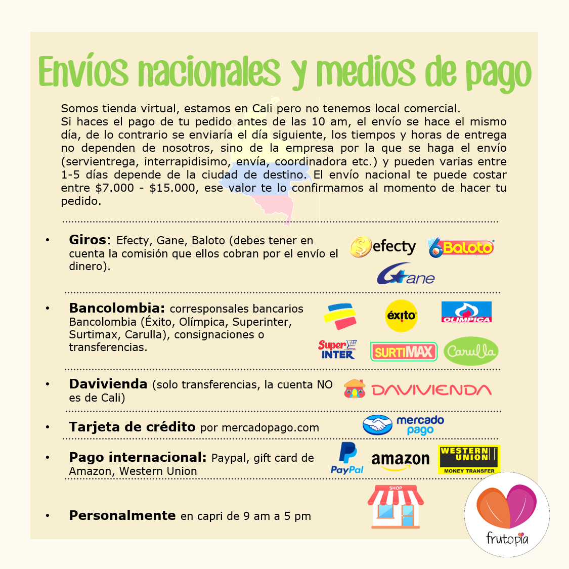 Envios nacionales