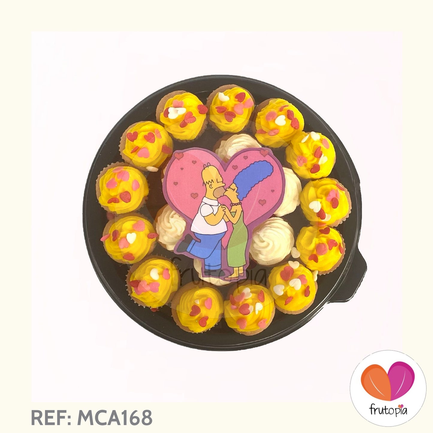 Minicupcakes HOMERO Y MARGE REF: MCA168