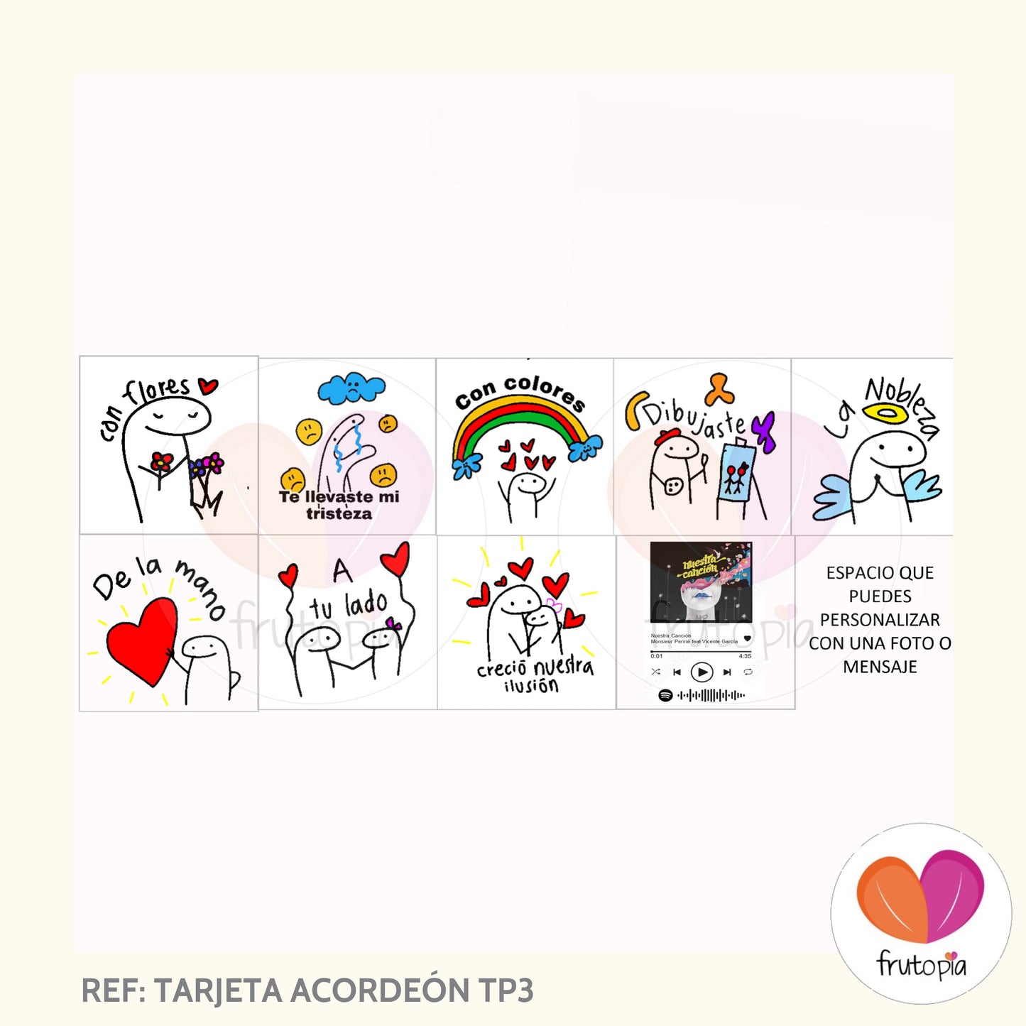 Tarjeta acordeón