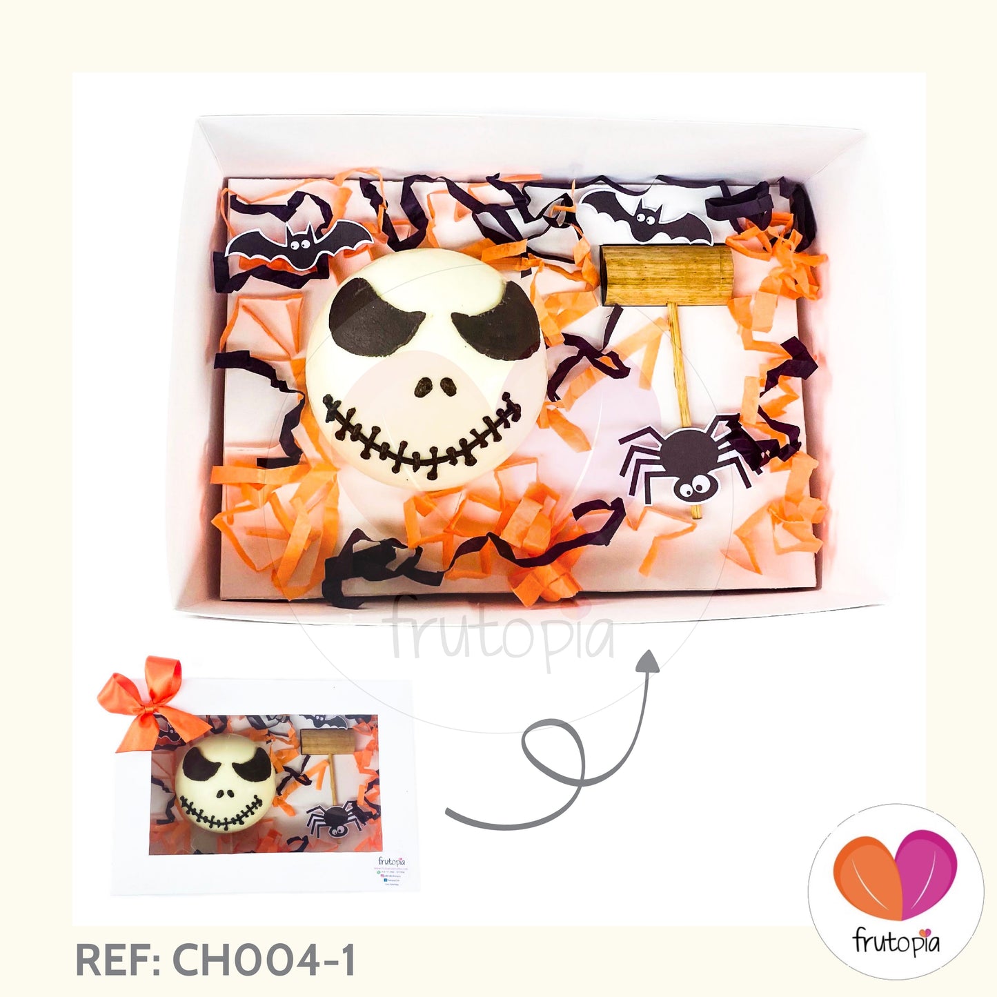 Bomba de chocolate rellena con dulces HALLOWEEN REF: CH004-1