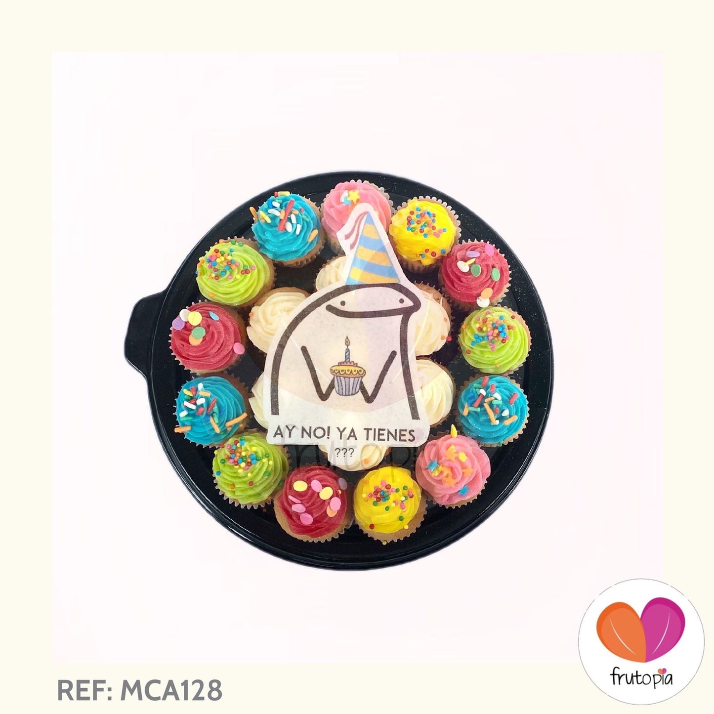 Minicupcakes CUMPLEAÑOS FLORK REF: MCA128