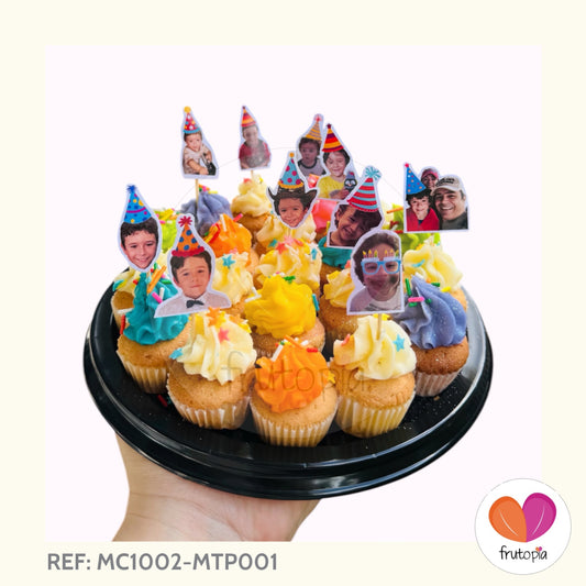 Minicupcakes + Minitoppers magneticos REF: MC1002-MTP001