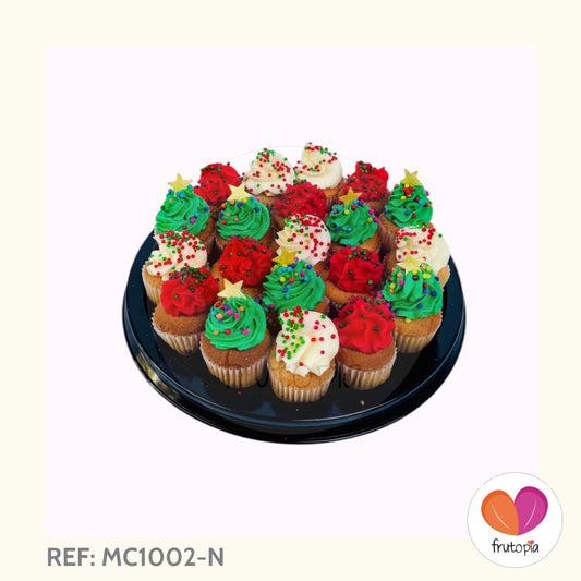 Minicupcakes SENCILLOS NAVIDEÑOS REF: MC1002-N