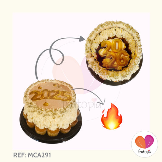 Minicupcakes BURNCAKE FELIZ AÑO NUEVO REF: MCA291