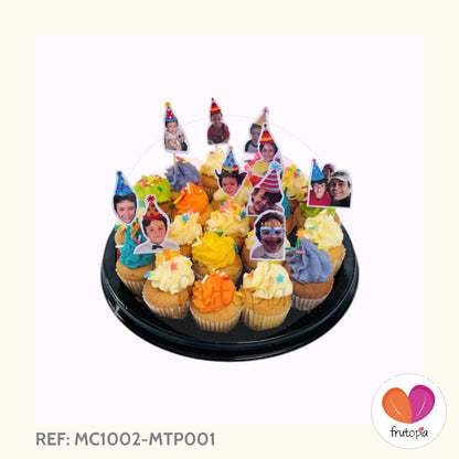 Minicupcakes + Minitoppers magneticos REF: MC1002-MTP001