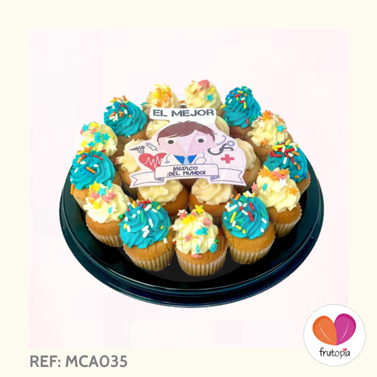 Minicupcakes EL MEJOR MEDICO DEL MUNDO REF: MCA035