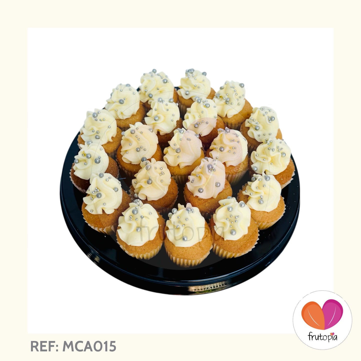 Minicupcakes con perlitas REF: MCA015