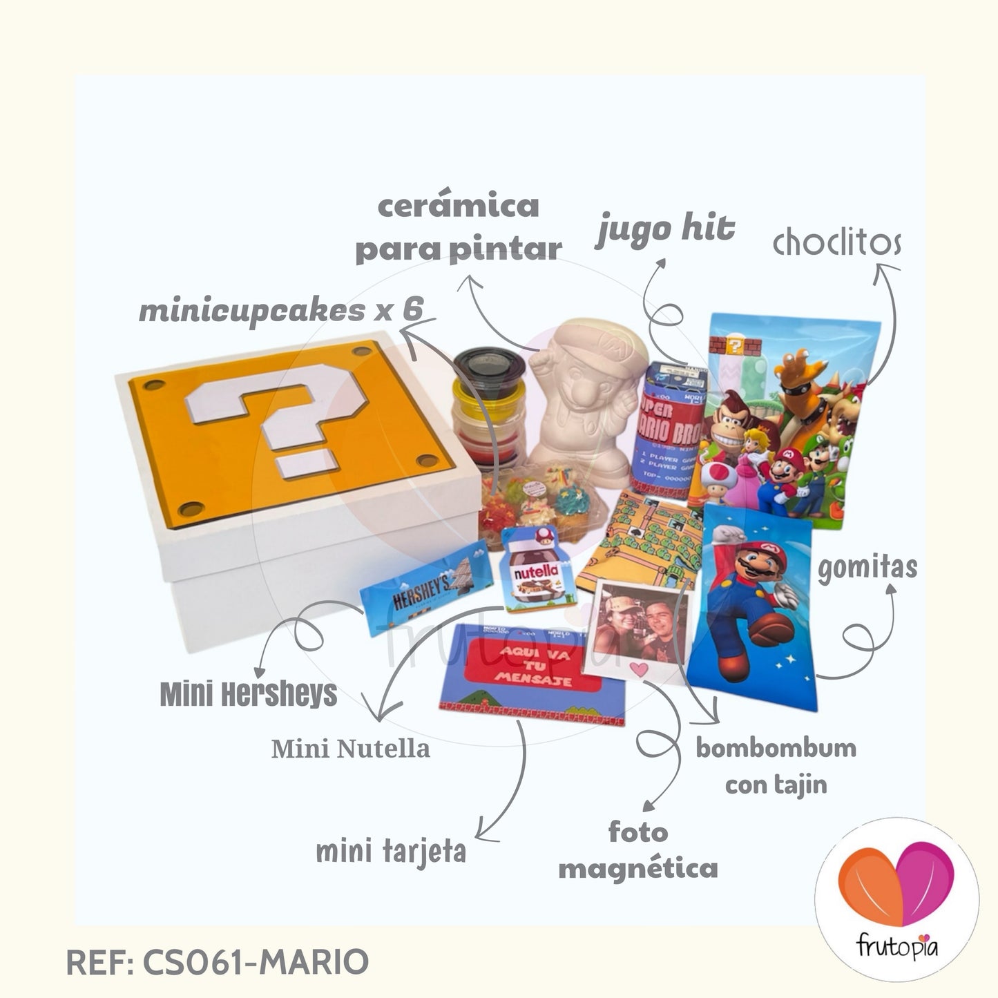 Caja Sorpresa MARIO BROS REF: CS061-Mario