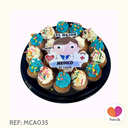 Minicupcakes EL MEJOR MEDICO DEL MUNDO REF: MCA035