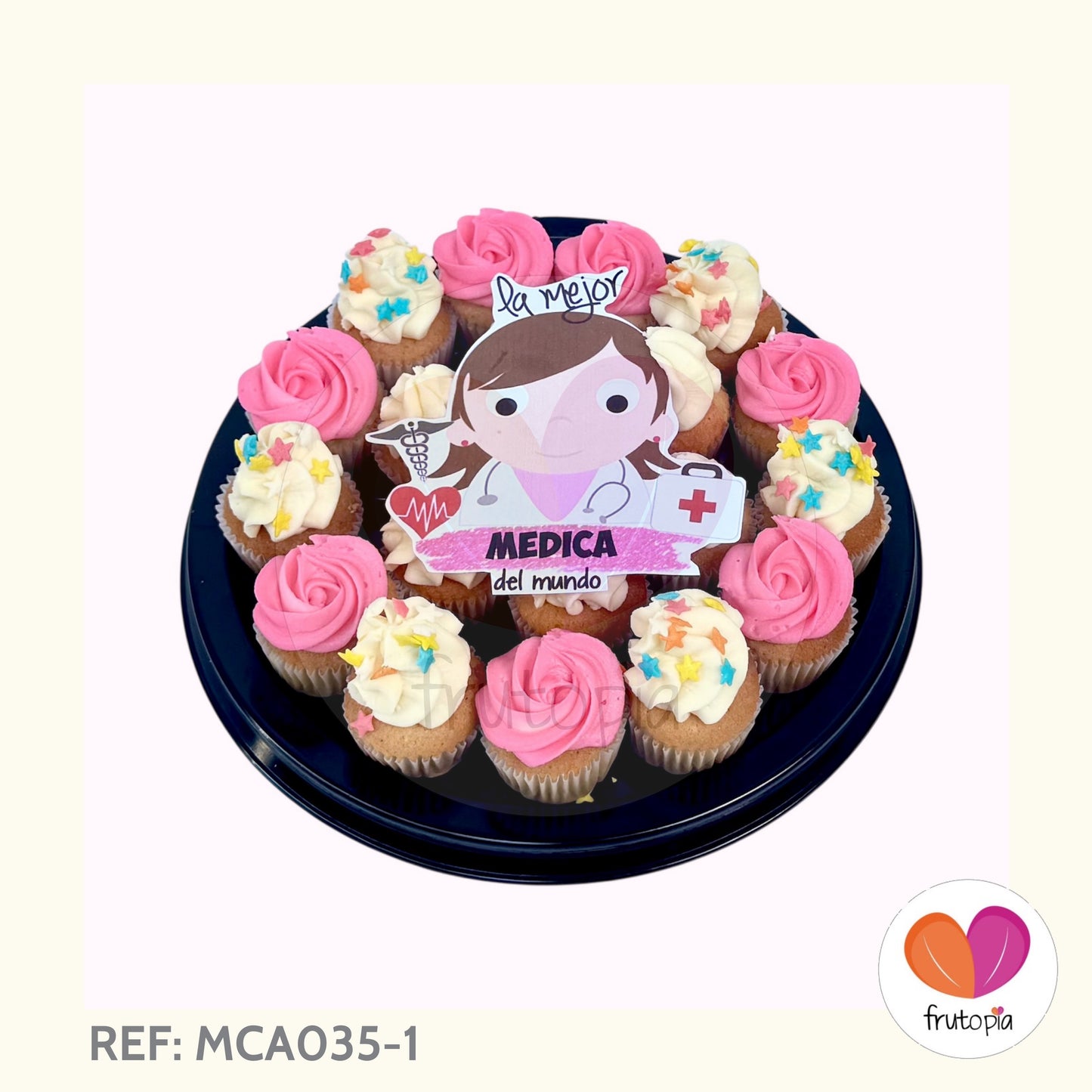 Minicupcakes EL MEJOR MEDICO DEL MUNDO REF: MCA035