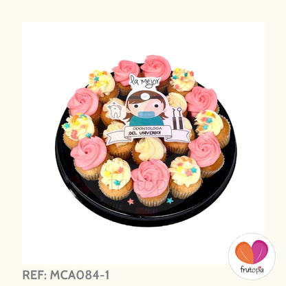 Minicupcakes LA MEJOR ODONTOLOGA REF: MCA084-1