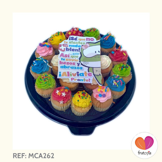 Minicupcakes ANIMO - RECUPERATE PRONTO REF: MCA262