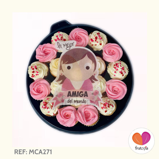 Minicupcakes LA MEJOR AMIGA DEL MUNDO REF: MCA271