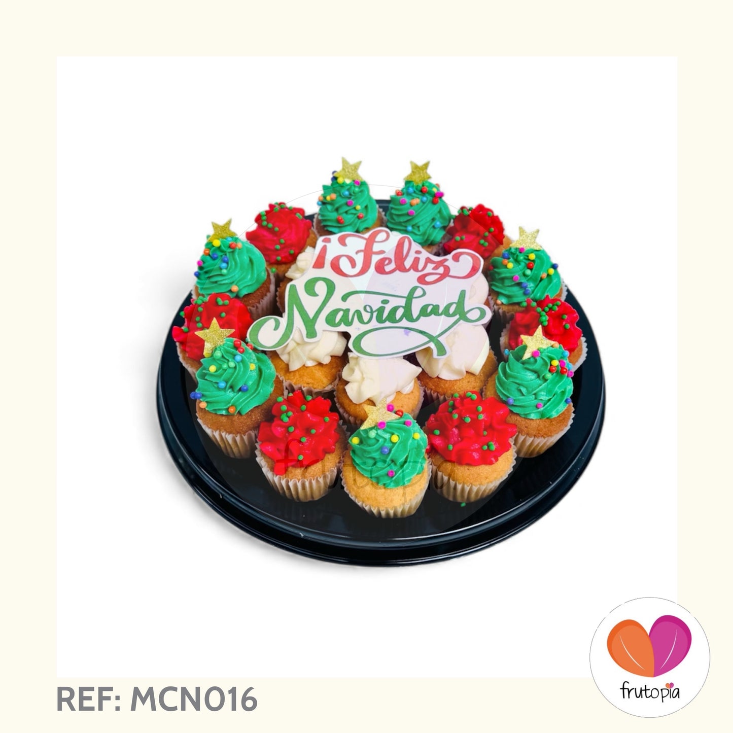 Minicupcakes FELIZ NAVIDAD REF: MCN016