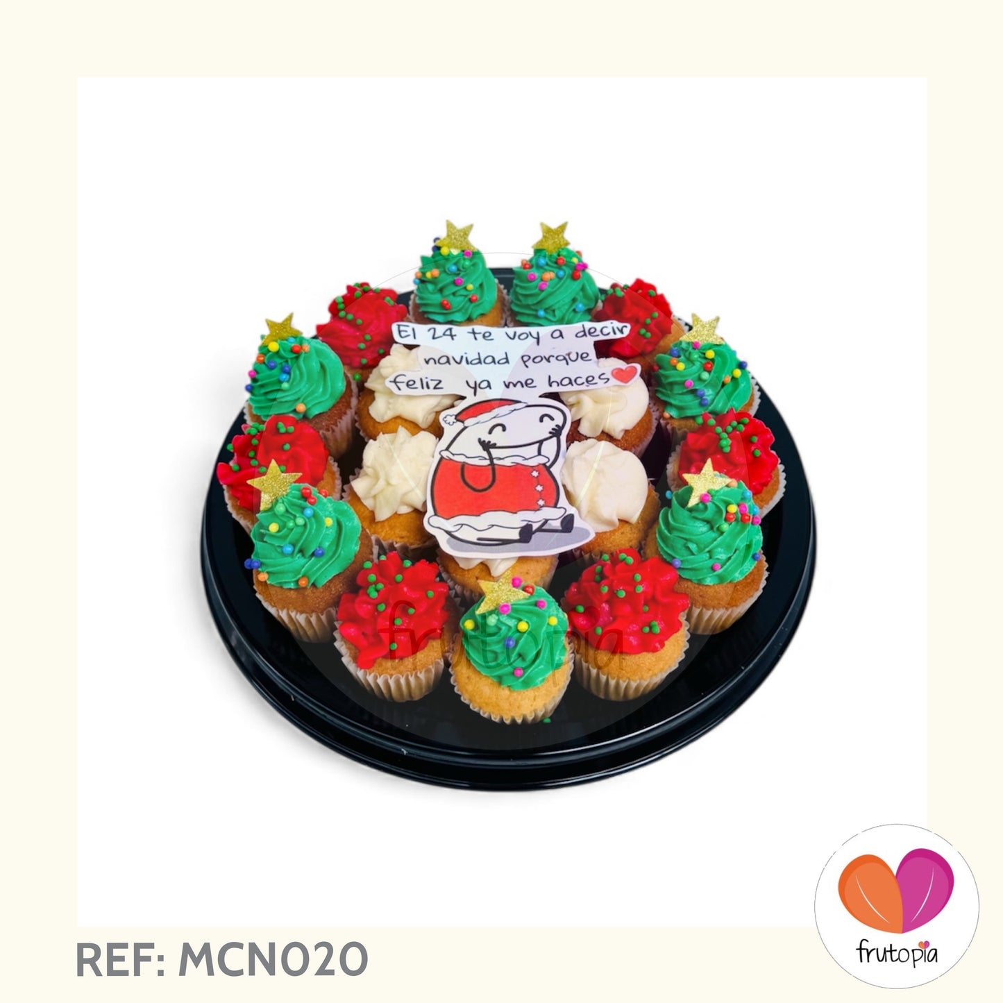 Minicupcakes FELIZ NAVIDAD REF: MCN020