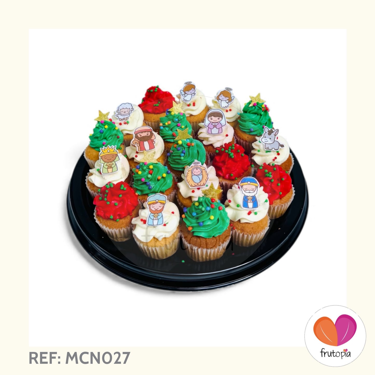 Minicupcakes NAVIDAD PESEBRE REF: MCN027