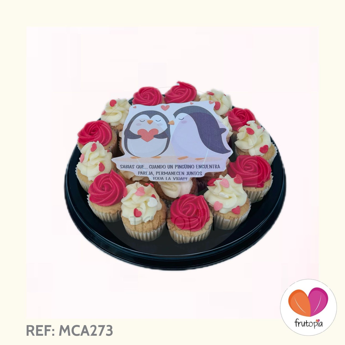 Minicupcakes AMOR PINGÜINOS REF: MCA273