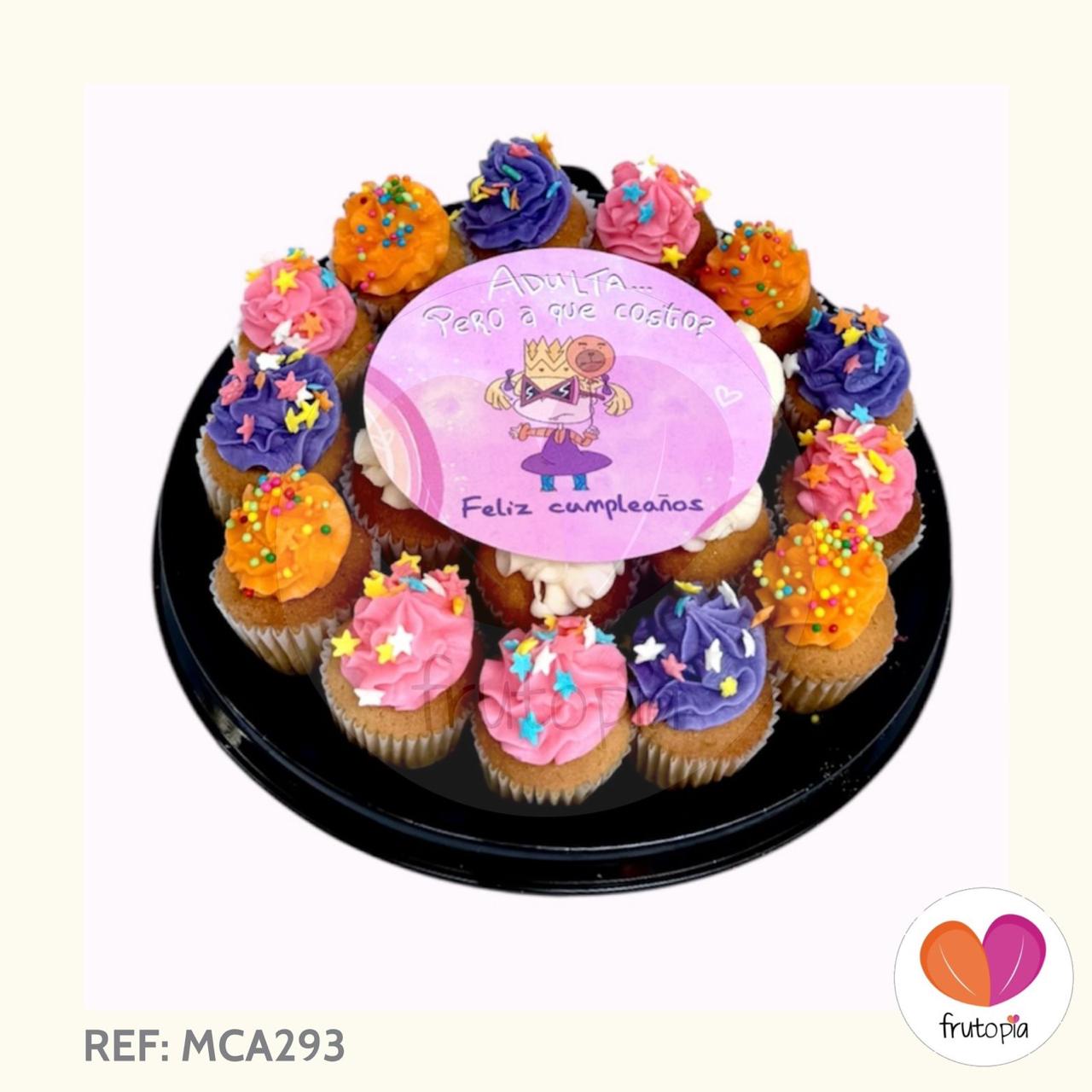 Minicupcakes CUMPLEAÑOS ANGELICA REF: MCA293